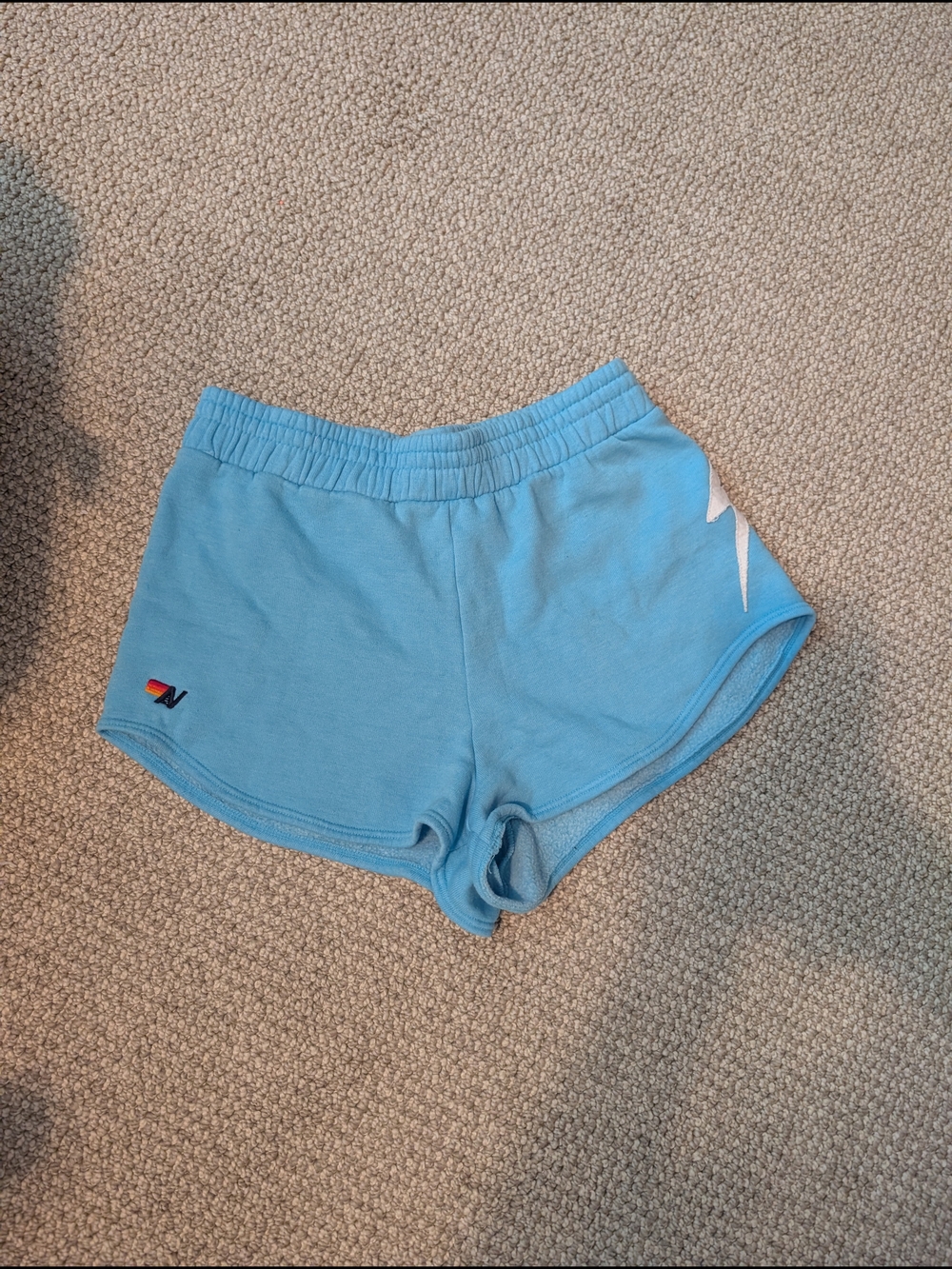 Aviator Nation Light Blue Women's Athletic Shorts